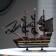 Pirate Ship "Merry Roger" Board with a yellow strip, 40*8.5*36cm