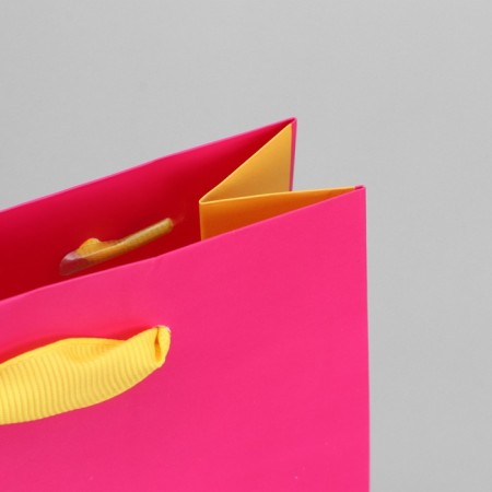 Gift package two-tone, packaging, “yellow-pink”, s 12 x 15 x 5.5 cm-4
