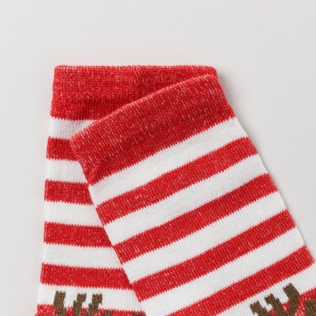 Children's socks "moose", red color, size 18-20-1