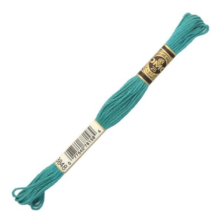 The threads of the DMC 117 (3848), 12 pcs. packaged