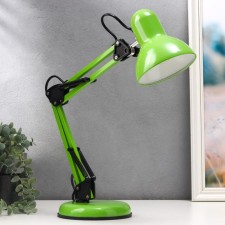 Desktop lamp E27, h = 55 cm, hinge, on a stand (220V) Green Risalux