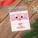 BOPP package with sticky tape, "Santa Claus", 10 x 11 cm