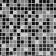 PVC mosaic panel black 960x480 mm