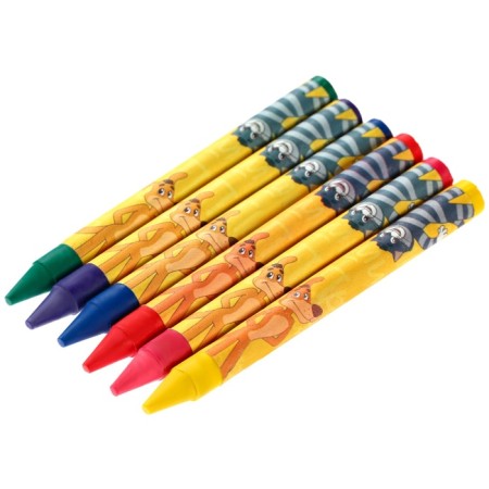 Wax crayons "Prostokvashino" set of 6 colors-5