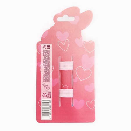 Hair clip with a bow "for you", 7 x 5 cm-6