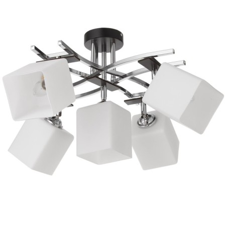 Chandelier 6591180/5 E27 40W silver 60x60x24 cm Bayerlux