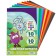 Complexed paper, 16x23 cm, 10 sheets, 10 colors, coated, one -sided, in a package, 80 g/m², Smeshariki