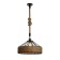 Bayerlux suspension lamp Bayerlux "Düssel" 1x40W E27 Black 40x40x112 cm