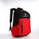 School backpack, 2 lightning departments, 3 pockets, black/red color