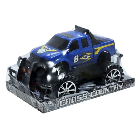 Inertial car "Tall jeep", blue color-3