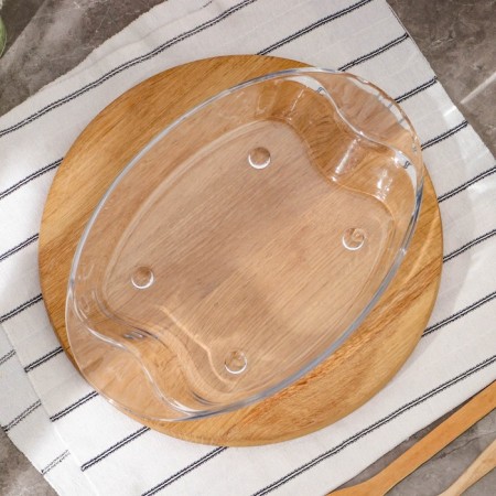 A set of baking forms Primex, glass, 1500/2000/2500 ml-3