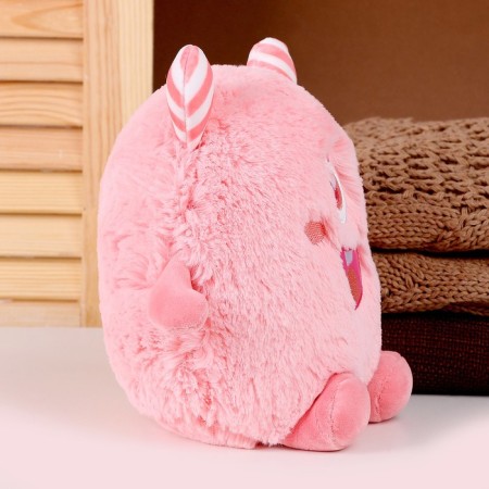 Soft toy "Monster", 19 cm, pink color-1