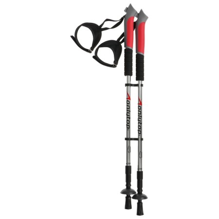 Sticks for Scandinavian walking online, telescopic, 3 sections, up to 135 cm, 2 pcs., Mix color-16