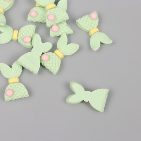 Decor for creativity Plastic "Green Tail of the Mermaid" set of 12 pcs 2.3x1.4 cm-1