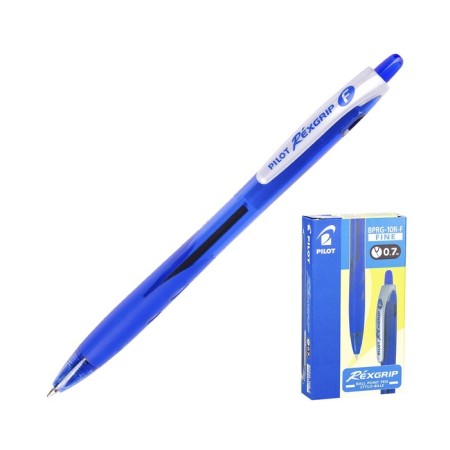 Handle Automatic Pilot "Rexgrip", node 0.7 mm, ink blue oil base, soft holder