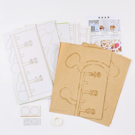 Rostomer on the wall "caterpillar", interior stickers, decor on the wall, 220 x 36 cm-3