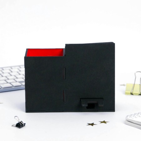 Organizer for the office with a stand for the phone "Geometry"-5
