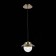 Suspension EVOLUCE. Sle110103-01. Garonni. 1x40 W, E14, 20x20x19 cm, antique bronze color