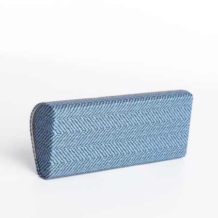 Case for glasses on the cracker, the color is blue-1