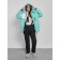 Ski jacket female, size 48, turquoise color