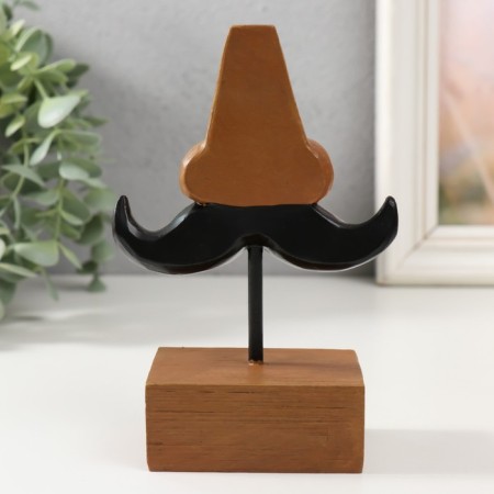 Souvenir Polystone stand for the glasses "mustache and nose" 10.5x5.3x14 cm-3