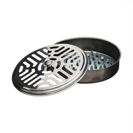 A spiral stand from mosquitoes, for incense, with a lid, metal-6