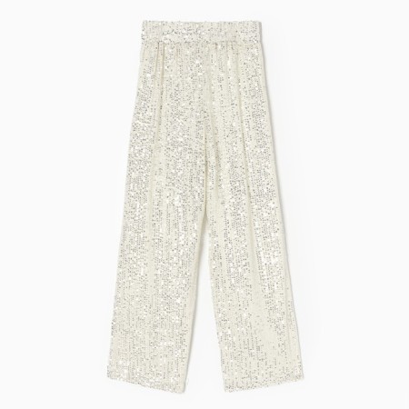 Pants from KAFTAN sequet size 36 (134-140 cm), silver-6