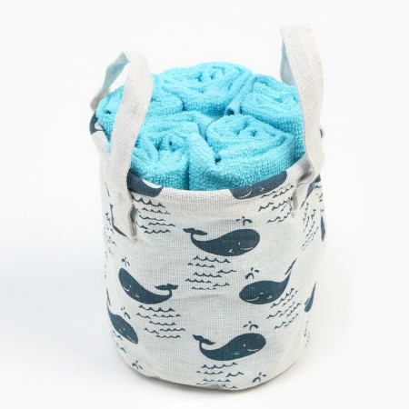 Set of terry decorative napkins Ethel Kita 30x30sm-5pcs, 100% cotton-3