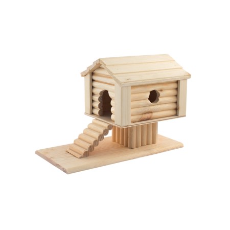 House of rodents "hut" 24 x 16 x 17 cm, array of wood