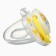 Set: nipple - dummy with the holder "flowers", orthodontic, +6 months, yellow color
