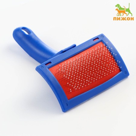 Puchoderma with drops, ergonomic pen, 10 x 15 cm, blue
