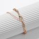 Bracelet Metal "Smile", color gold, 19 size