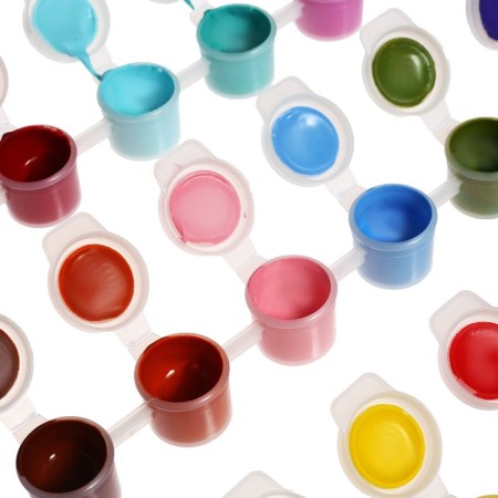 Acrylic paint, set of 18 colors x 3 ml, calligrata, frost -resistant, in a package-6