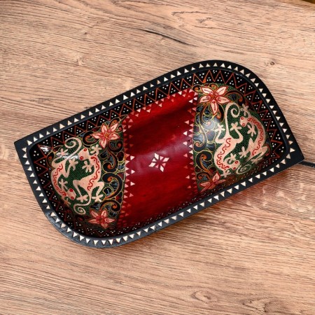 Style Glomok dish wood 33x17x7 cm-2