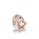 Soft toy Gulliver dog with a bow, beige color, 30 cm