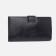 Male purse for magnet, department for bills, for maps, for coins, black color