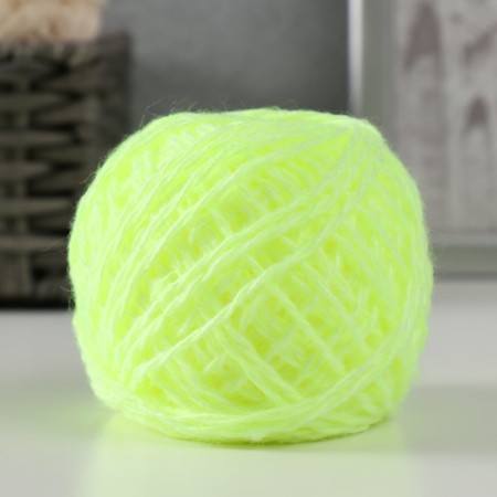 Acryl yarn 100% acrylic, 100m/40 ± 5 g (lemon)