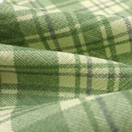 35x60cm Scottish towel green 758-1p, waffle, 120 g/m, HL100%-2