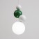 Luigi lamp LED 7W 3000-6000K white-green 12x29-129 cm