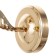 Sconces "Stefania" E27 40W gold 12.5x29 cm