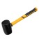 Rubber Kiyanka Denzel 11144, Black, Fiberglass handle with TPR coating, 450 g