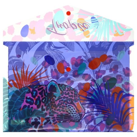 A4 button, 160 μm, Erichkrause "Tropical", translucent, mix, mix-2