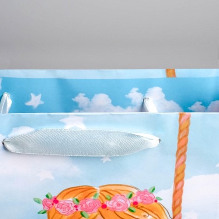 Gift Laminated Vertical, packaging, “The most beautiful girl”, l 40 x 31 x 9 cm-3