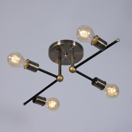 Chandelier 2250/4 E27 40W Black-Bronze 60x40x24 cm Bayerlux-1