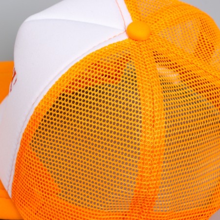 Baby cap for a boy with a Cool you net, orange color, rr 52–54, 5–7 years old-11
