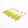 Foamen fish yaman devious minnow on a double, 105 mm, color 21 UV, 5 pcs.