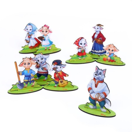 Table theater "Wolf and seven goats"-1