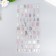 Plastic sticker "English alphabet and numbers. Pixels" 31x14 cm