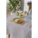 Baby Dolyana 145x145cm, strip color blue-brown, 100% p/e, matting, 200 g/m