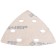 The triangle grinding bison 35583-080, perforated, P80, 93 x 93 x 93 mm, 5 pcs.